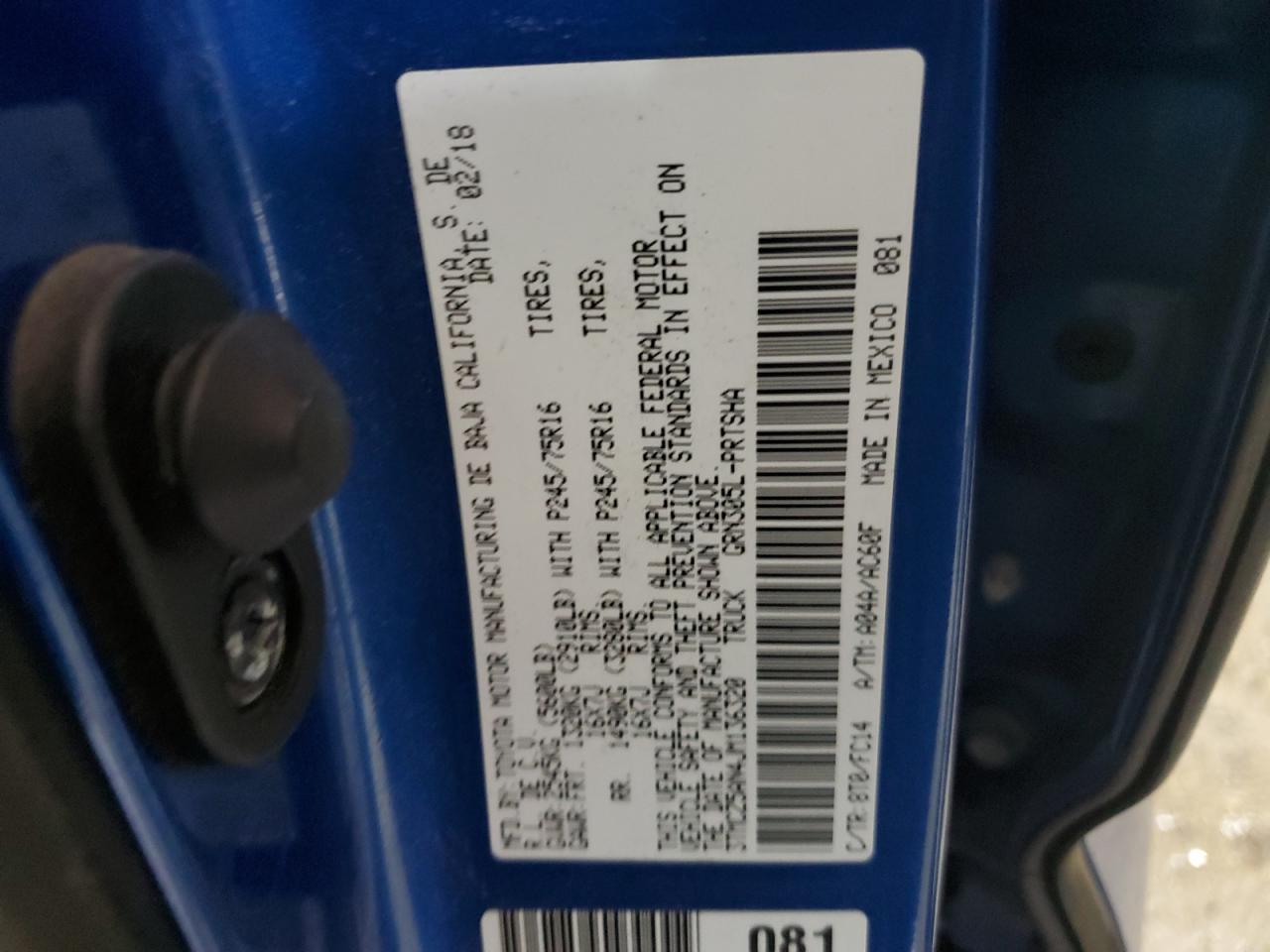 2018 Toyota Tacoma Double Cab VIN: 3TMCZ5AN4JM136320 Lot: 64510945