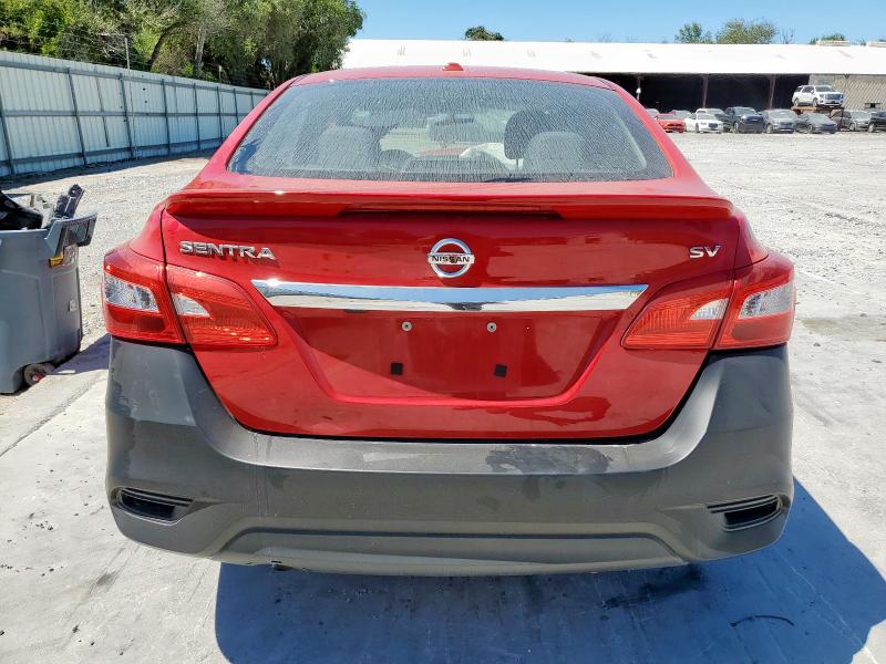  NISSAN SENTRA 2019 Czerwony