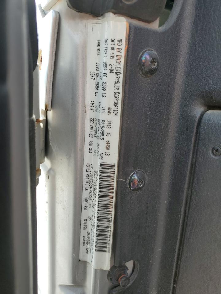 2004 Jeep Wrangler X VIN: 1J4FA39S94P747200 Lot: 64617535