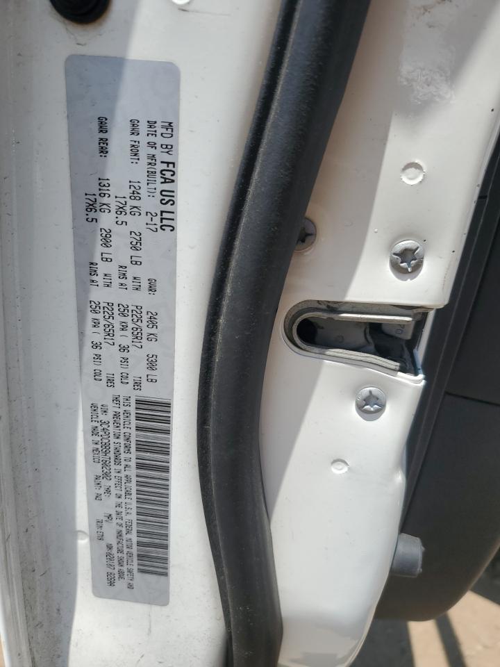 2017 Dodge Journey Sxt VIN: 3C4PDCBB9HT602302 Lot: 65075825