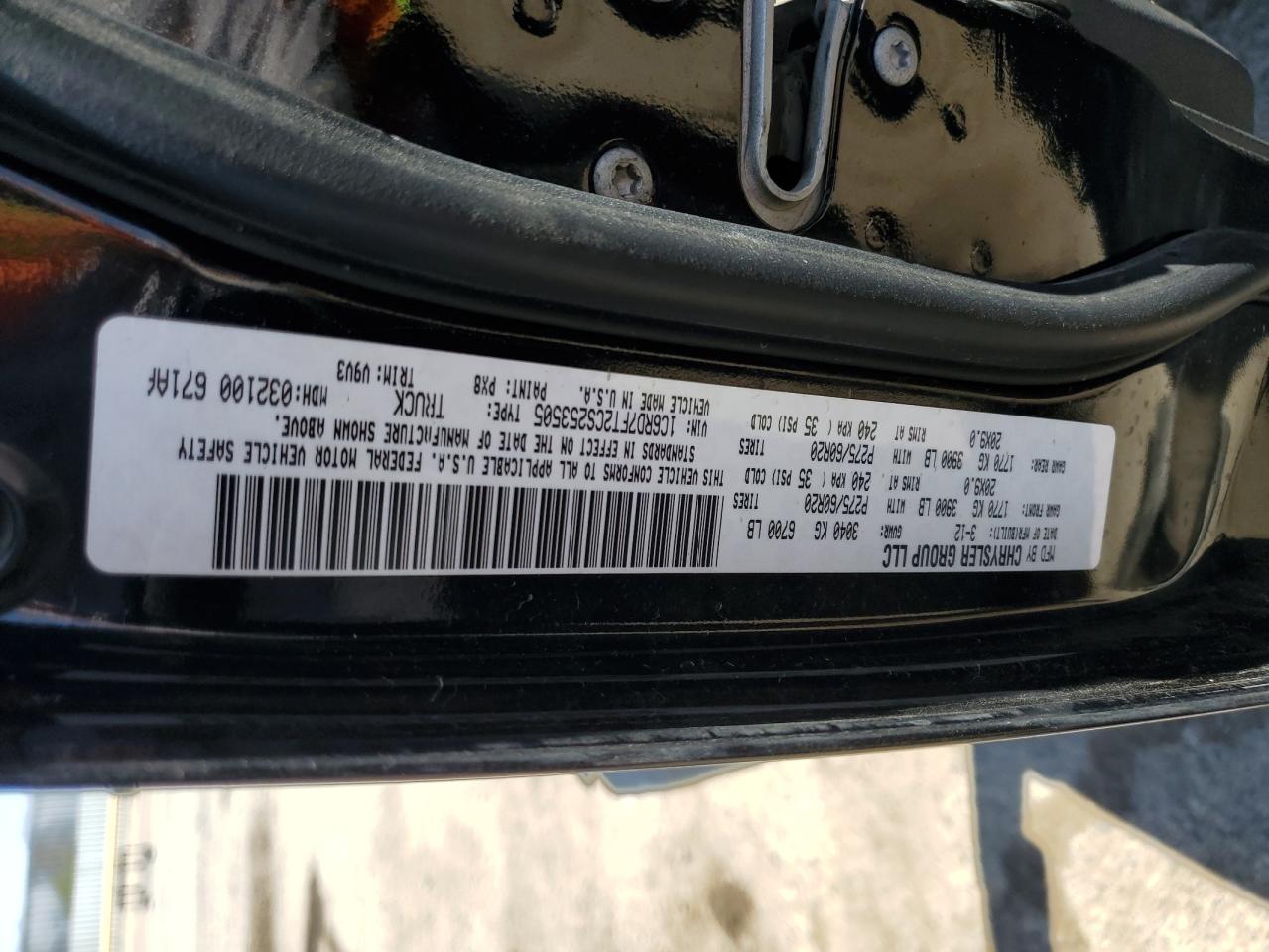 2012 Dodge Ram 1500 St VIN: 1C6RD7FT2CS253505 Lot: 63490145