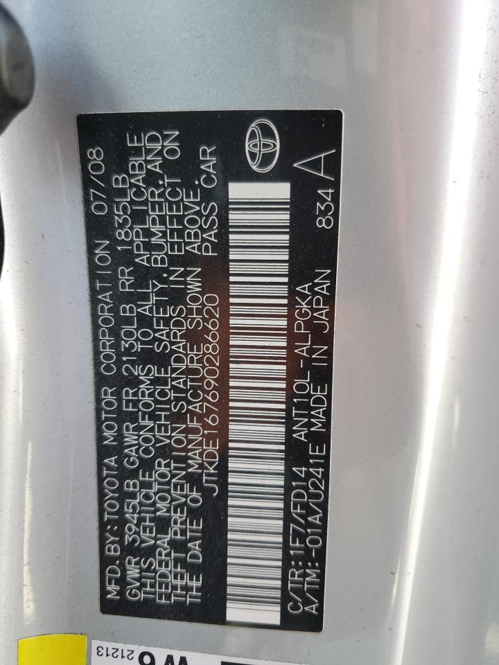 2009 Toyota Scion Tc VIN: JTKDE167690286620 Lot: 62420865