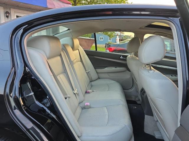 Sedans INFINITI G37 2012 Czarny