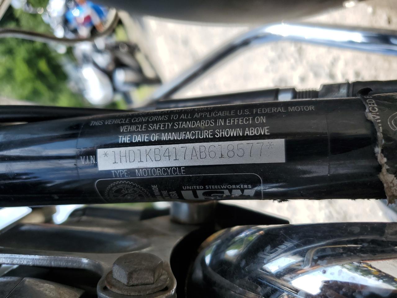 2010 Harley-Davidson Flhx VIN: 1HD1KB417AB618577 Lot: 66673835