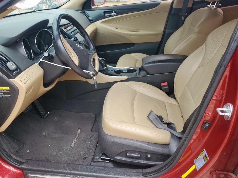  HYUNDAI SONATA 2014 Czerwony