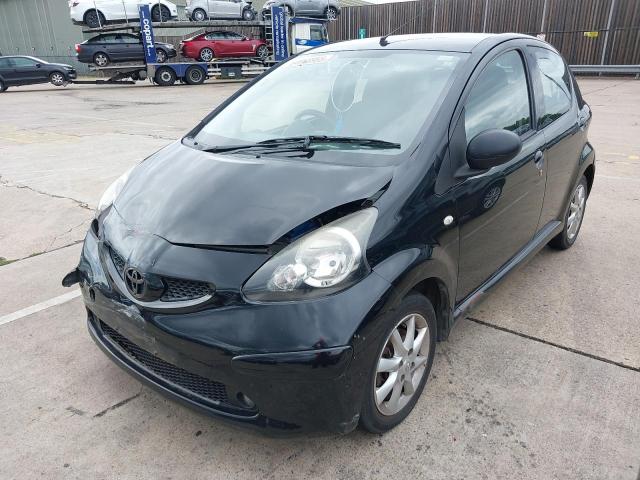 2007 TOYOTA AYGO BLACK for sale at Copart NEWBURY