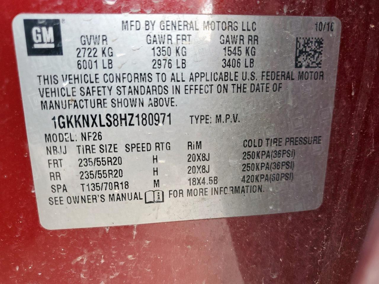 1gkknxls8hz180971 1GKKNXLS8HZ180971 2017 GMC Acadia Denali