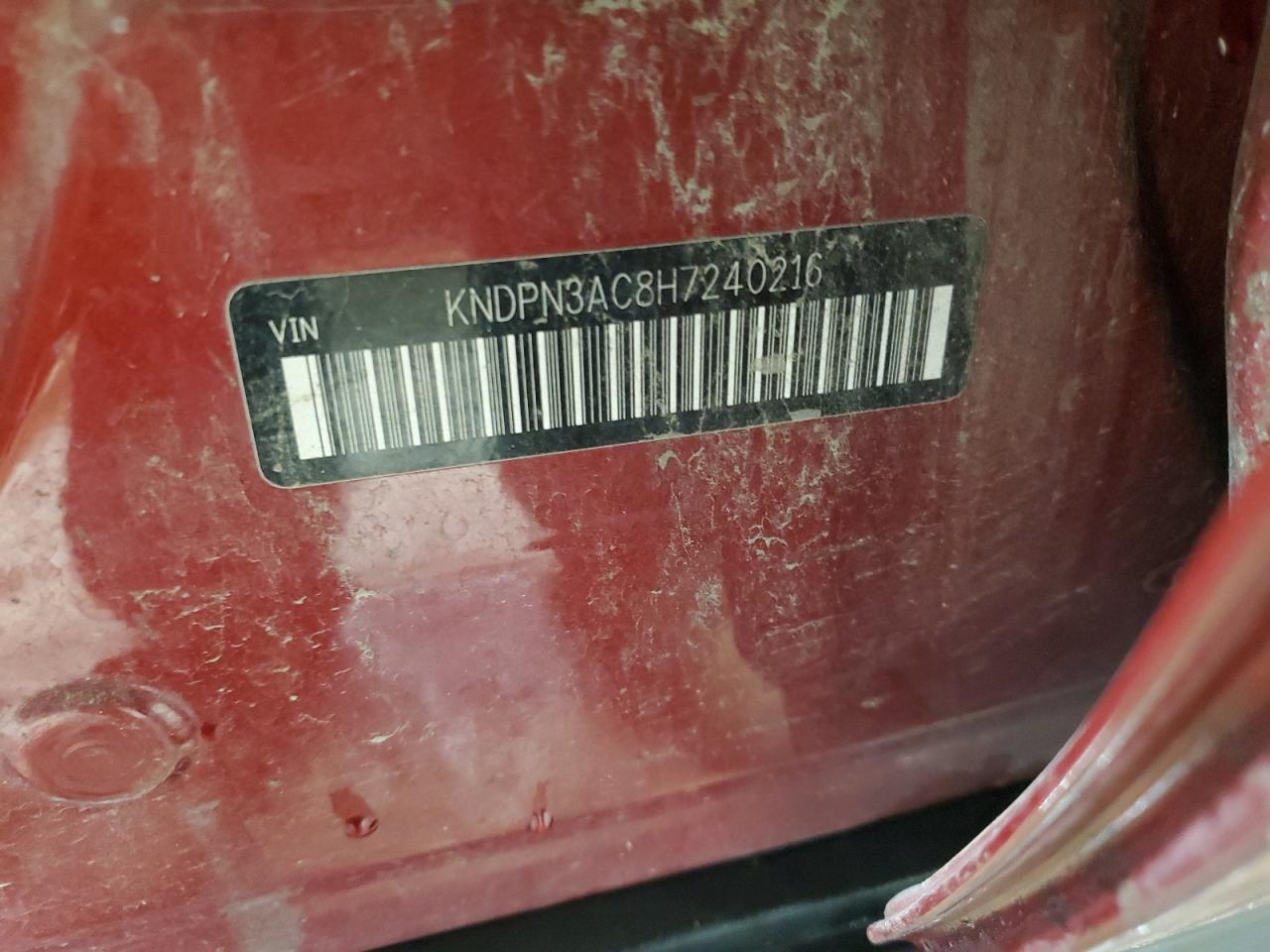 2017 Kia Sportage Ex VIN: KNDPN3AC8H7240216 Lot: 65989985