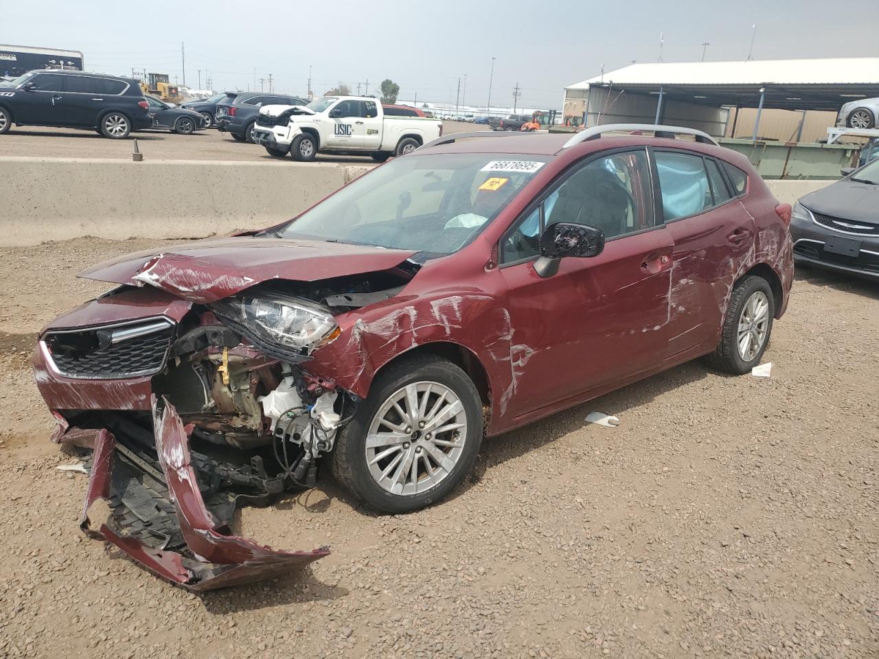 2017 Subaru Impreza Premium brown null gas 4S3GTAB68H3705765 photo #1