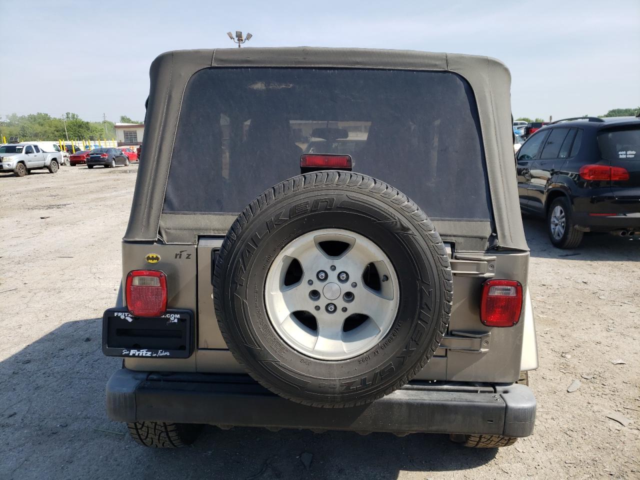 2003 Jeep Wrangler / Tj Sahara VIN: 1J4FA59S53P304486 Lot: 63196275
