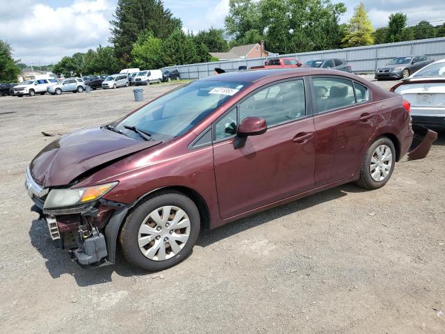  HONDA CIVIC 2012 Burgundy