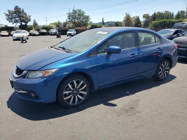 Sedans HONDA CIVIC 2015 Blue