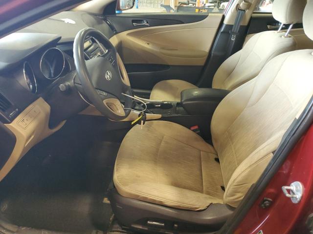  HYUNDAI SONATA 2013 Czerwony