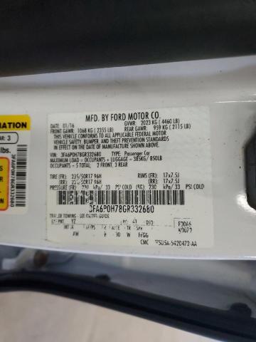 2016 FORD FUSION SE