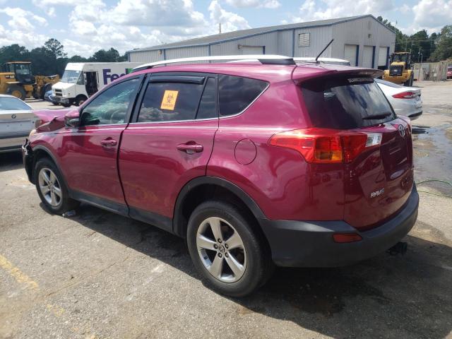  TOYOTA RAV4 2015 Czerwony