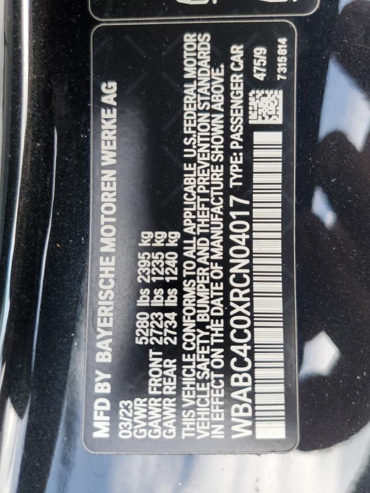 2024 BMW M850Xi VIN: WBABC4C0XRCN04017 Lot: 64276355