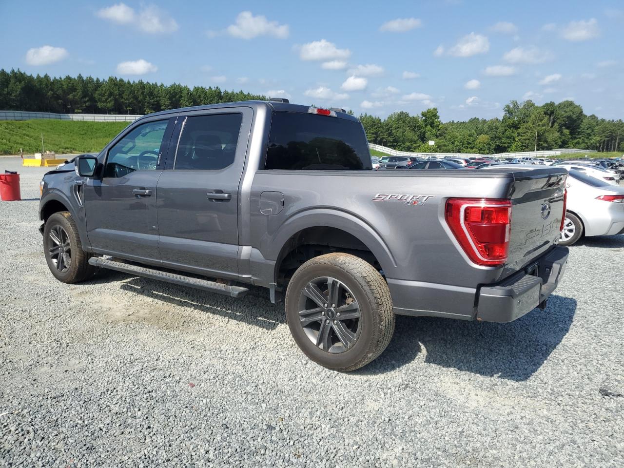 2022 Ford F150 Supercrew grey null gas 1FTEW1EP1NFA46229 photo #3