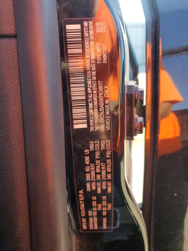 2019 Jeep Renegade Sport VIN: ZACNJBAB0KPK38617 Lot: 63741375
