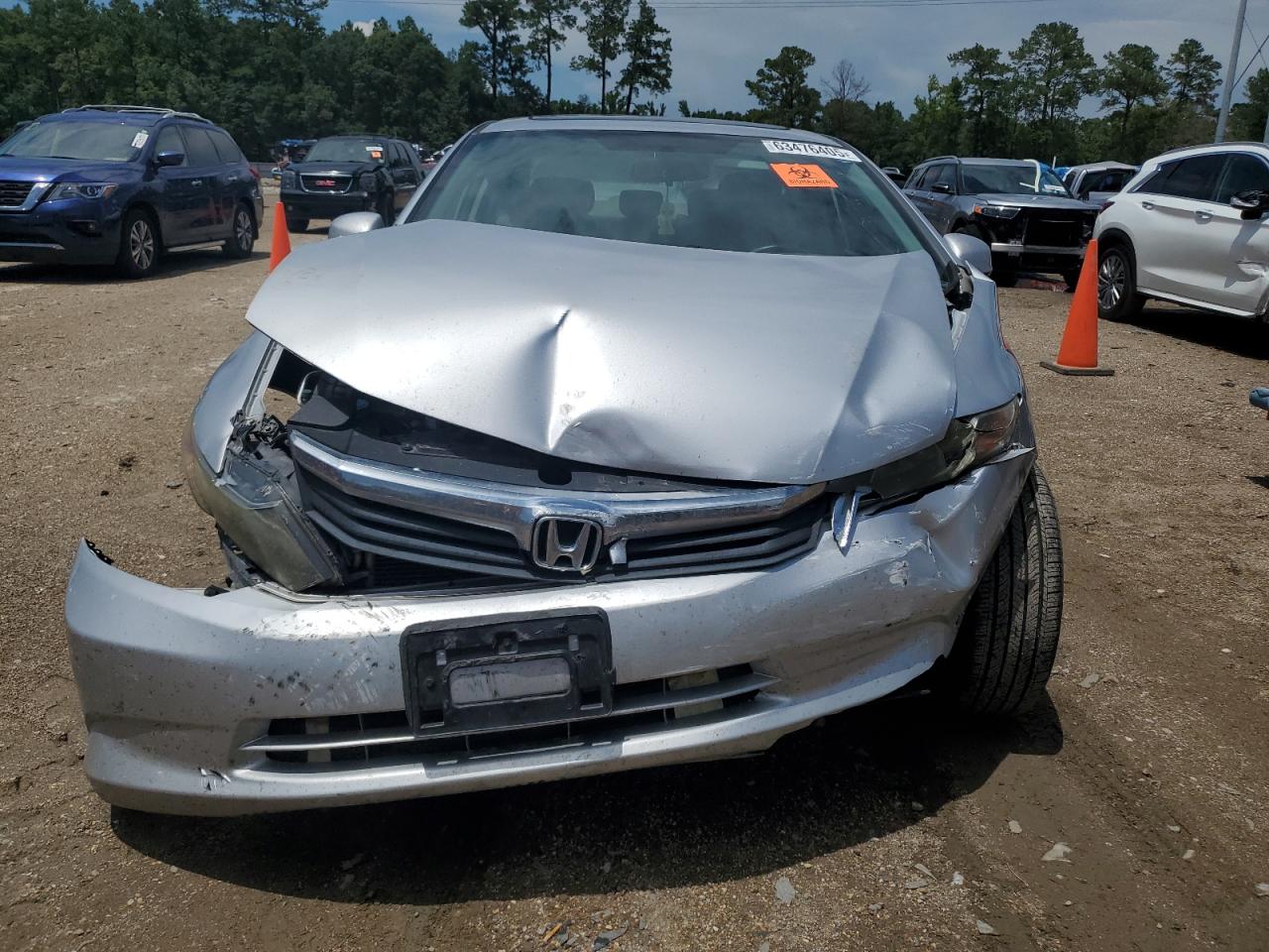 2012 Honda Civic Exl VIN: 2HGFB2F93CH523830 Lot: 63476405