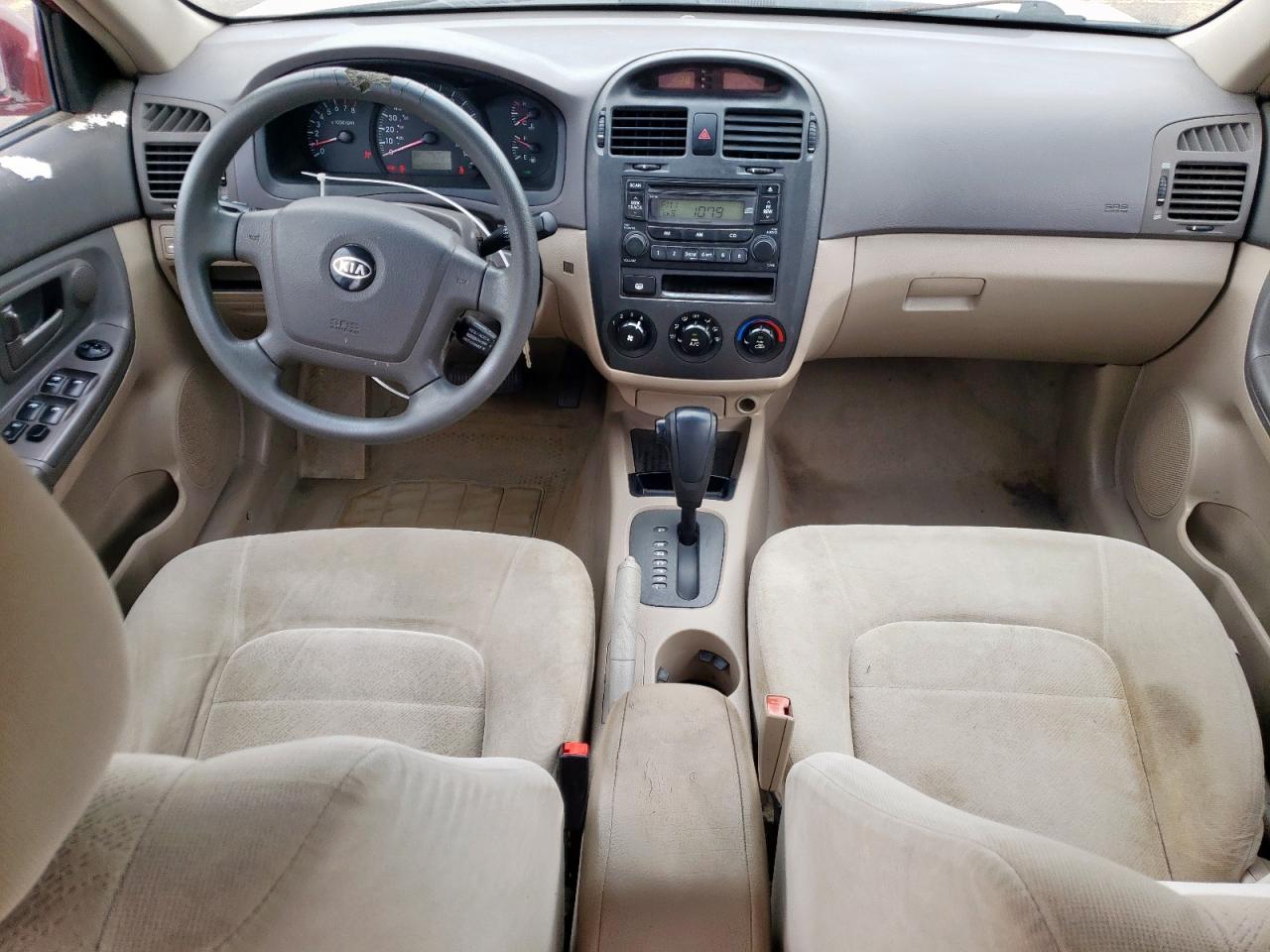 2005 Kia Spectra Lx VIN: KNAFE121055165643 Lot: 63760345