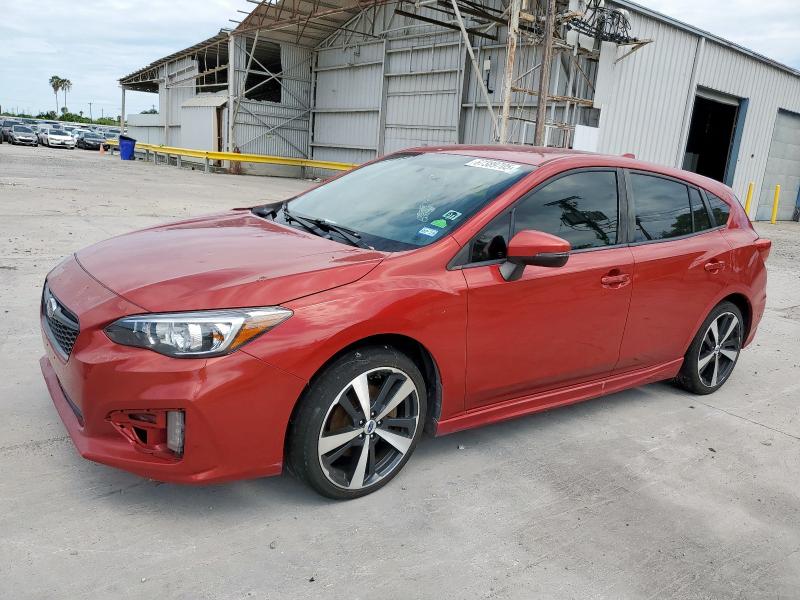  SUBARU IMPREZA 2017 Красный