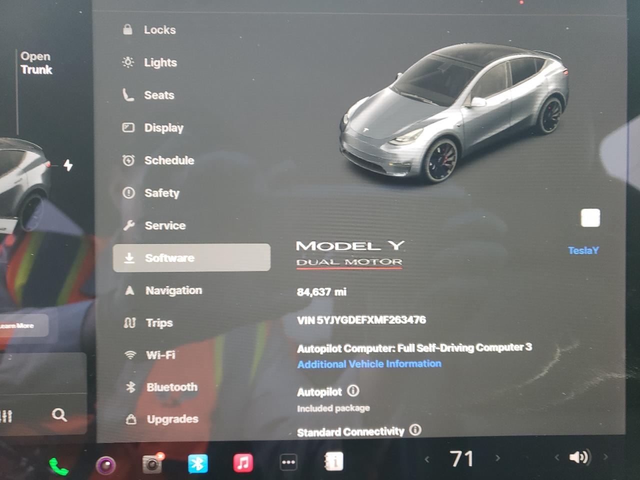2021 Tesla Model Y VIN: 5YJYGDEFXMF263476 Lot: 65538205