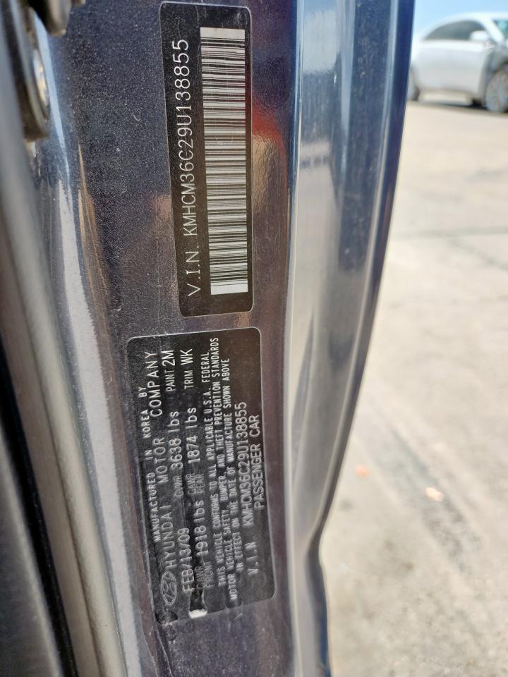 2009 Hyundai Accent Gs VIN: KMHCM36C29U138855 Lot: 65085195