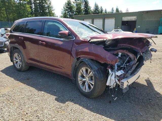 Паркетники TOYOTA HIGHLANDER 2015 Красный