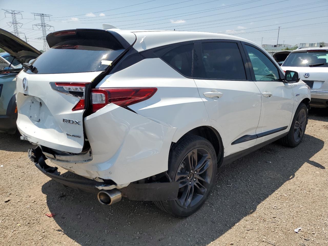2021 Acura Rdx A-Spec white null gasoline 5J8TC2H65ML015415 photo #4