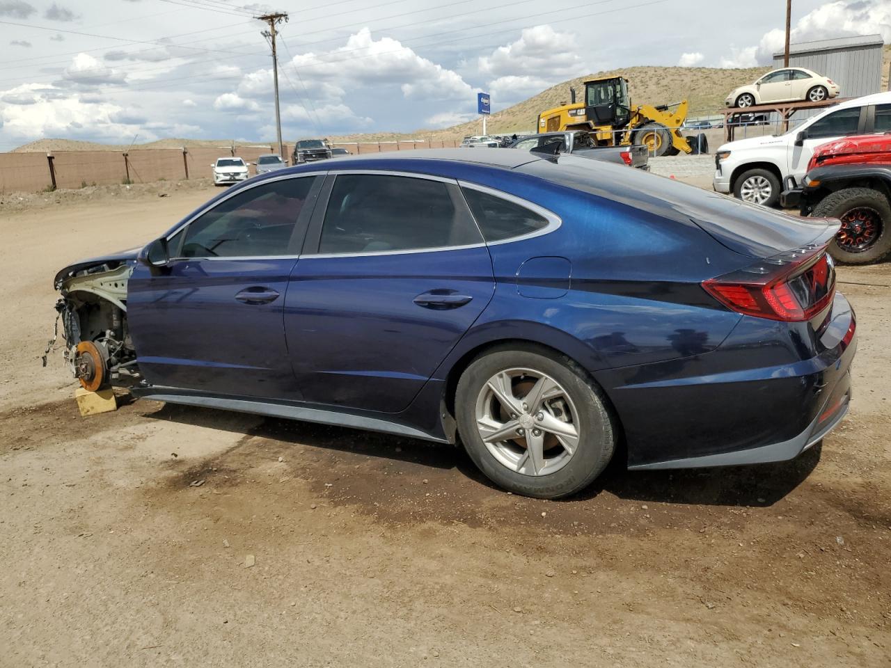 2020 Hyundai Sonata Se blue null gas 5NPEG4JA2LH013694 photo #3