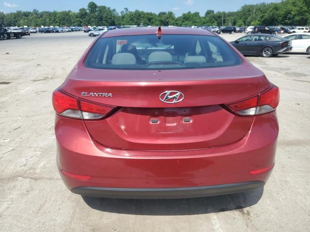  HYUNDAI ELANTRA 2015 Red