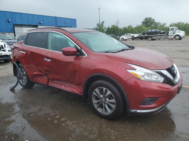  NISSAN MURANO 2017 Czerwony