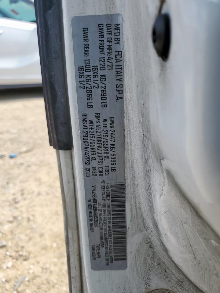 2021 Ram Promaster City VIN: ZFBHRFAB9M6U53650 Lot: 64475235