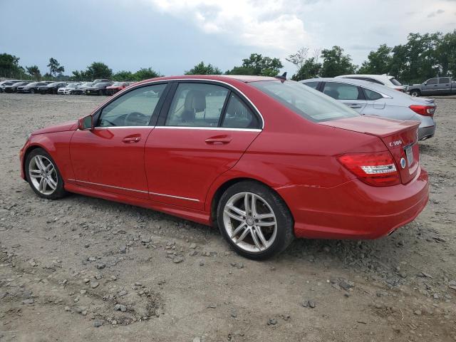 Sedans MERCEDES-BENZ C-CLASS 2014 Czerwony