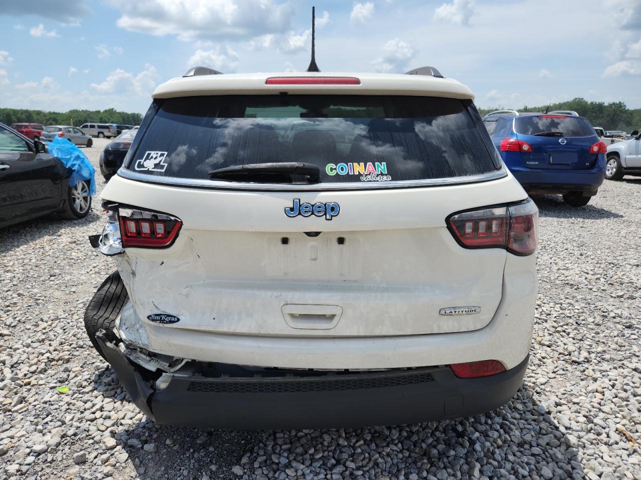 2019 Jeep Compass Latitude VIN: 3C4NJCBB7KT855206 Lot: 65009325