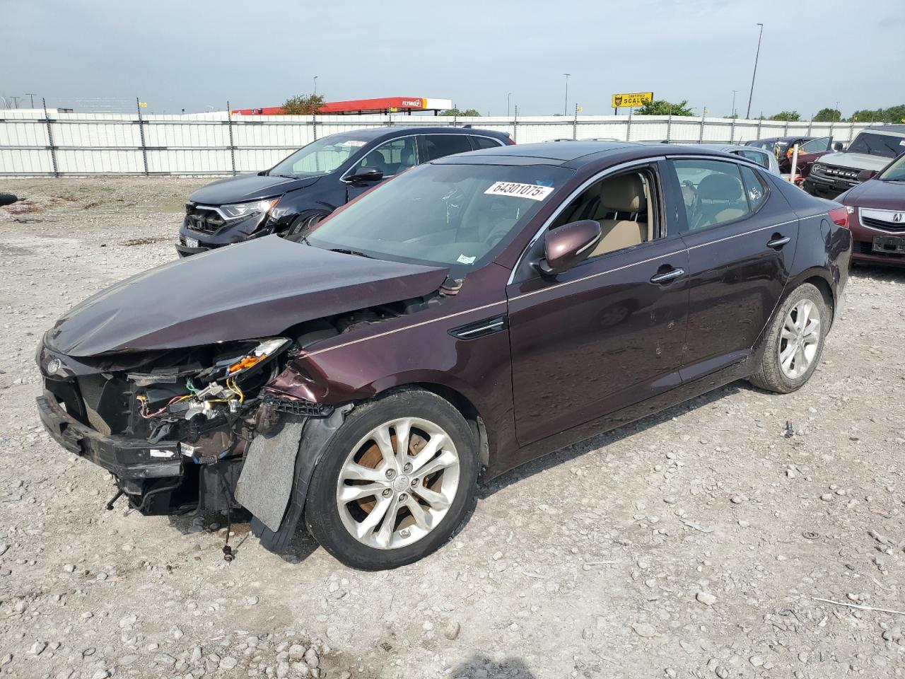 2012 Kia Optima Ex VIN: 5XXGN4A76CG072570 Lot: 64301075