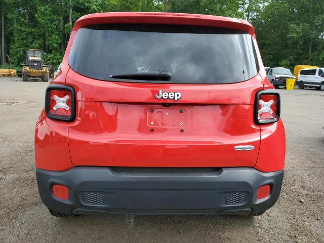 JEEP RENEGADE 2017 Czerwony