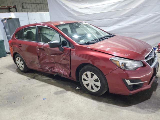 Crossovers SUBARU IMPREZA 2016 Czerwony