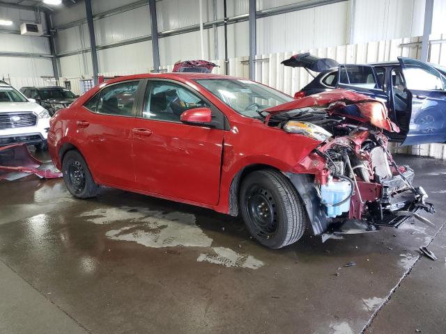  TOYOTA COROLLA 2018 Красный