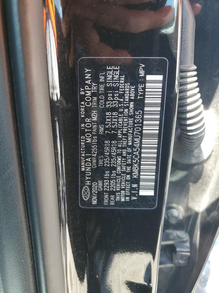 2021 Hyundai Kona Ultimate VIN: KM8K5CA54MU701365 Lot: 64232385
