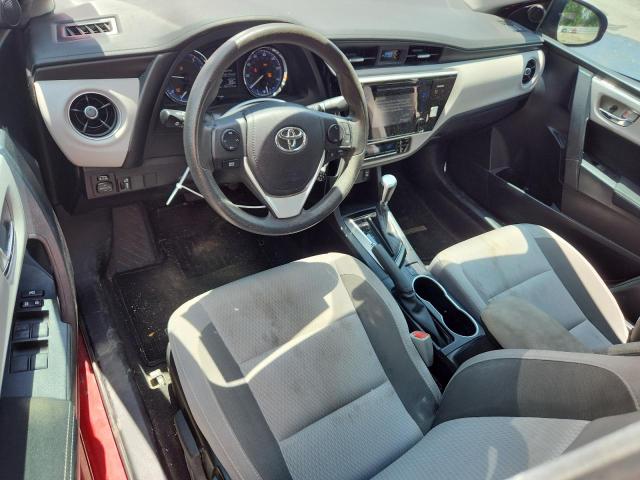  TOYOTA COROLLA 2017 Красный