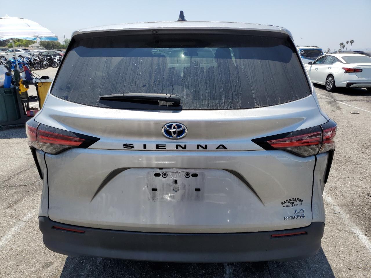 2022 Toyota Sienna Le VIN: 5TDKRKECXNS123080 Lot: 62421565