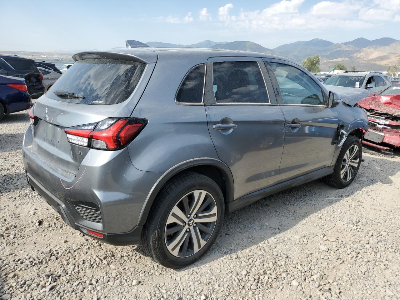 2021 Mitsubishi Outlander Sport Es grey null gas JA4ARUAU3MU033389 photo #4