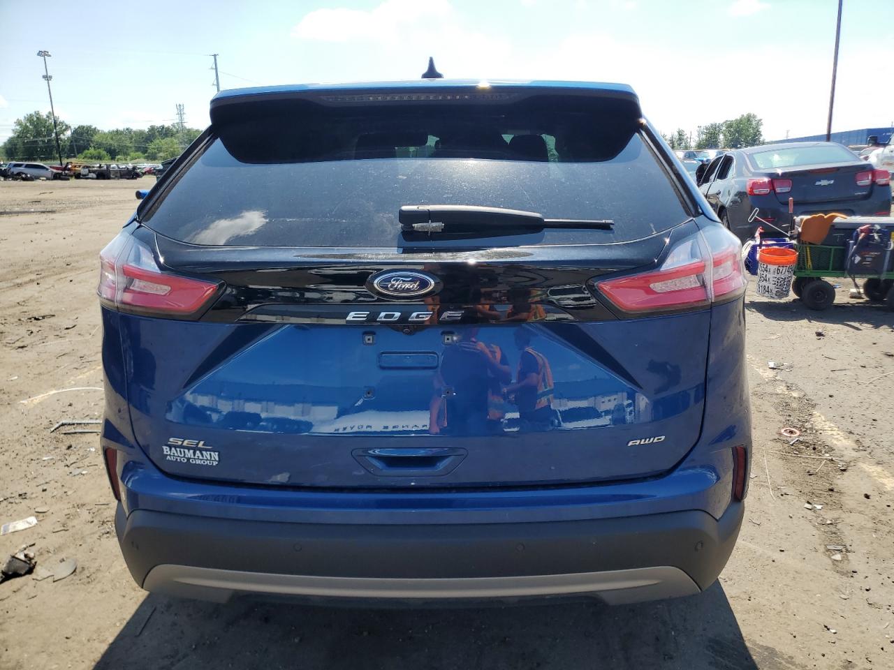 2022 Ford Edge Sel VIN: 2FMPK4J92NBA33273 Lot: 64449715
