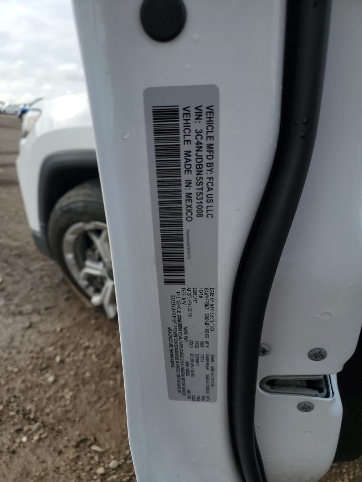 2025 Jeep Compass Latitude VIN: 3C4NJDBN5ST531008 Lot: 63927785