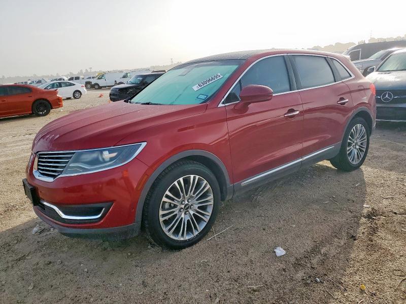  LINCOLN MKX 2018 Red