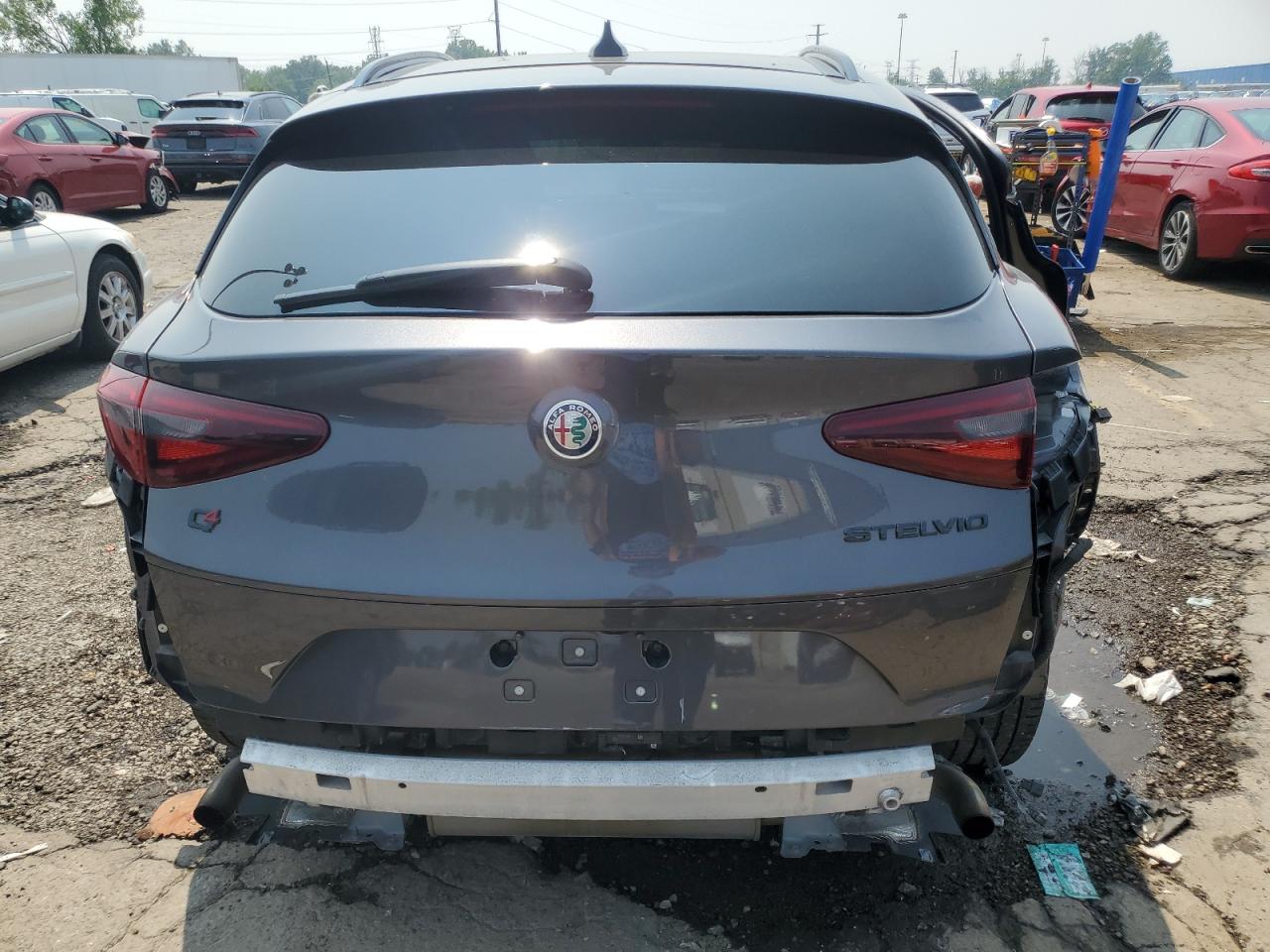 2021 Alfa Romeo Stelvio Ti VIN: ZASPAKBN7M7D04818 Lot: 64650695
