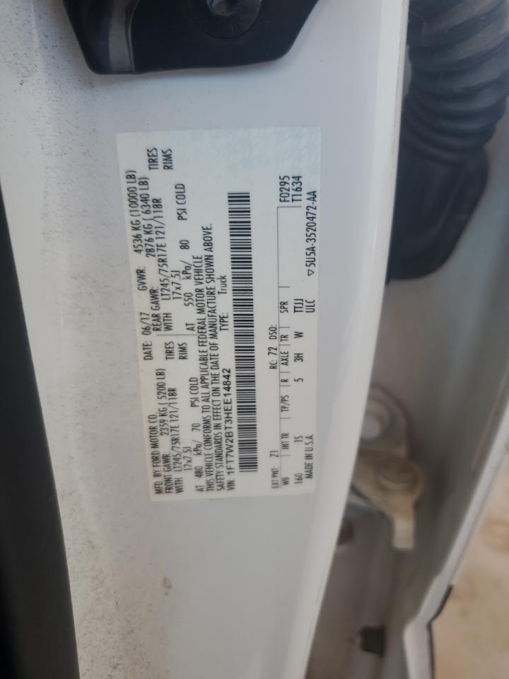 2017 Ford F250 Super Duty VIN: 1FT7W2BT3HEE14842 Lot: 64009145