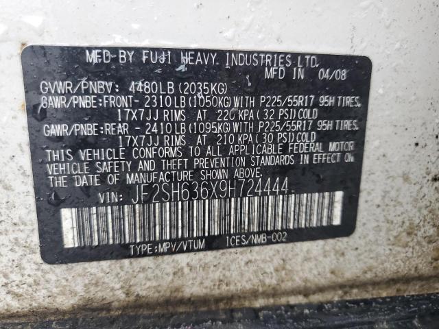2009 SUBARU FORESTER 2.5X PREMIUM  