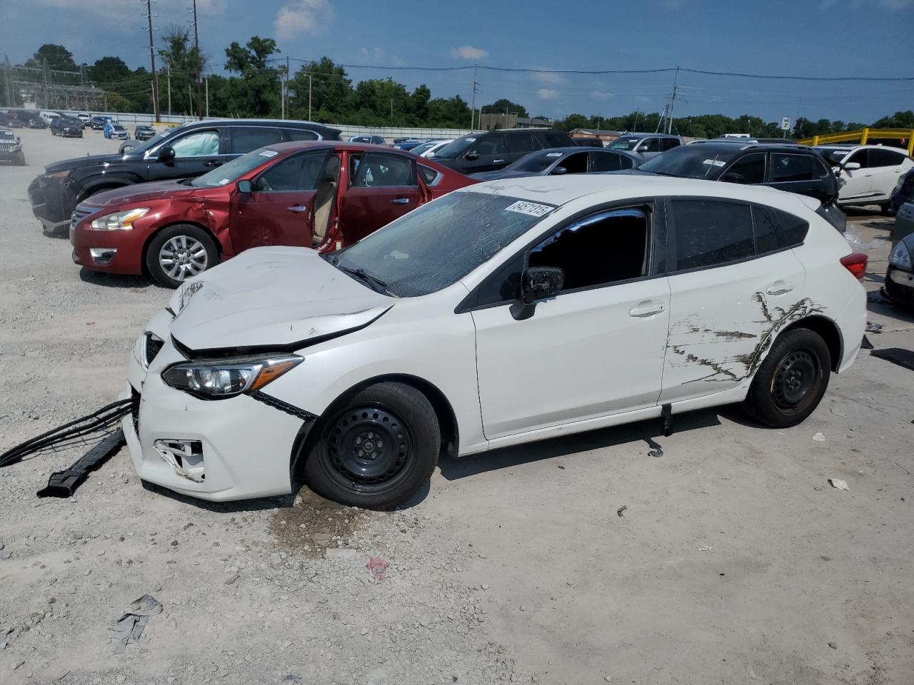 2018 Subaru Impreza white null gas 4S3GTAA66J3752686 photo #1